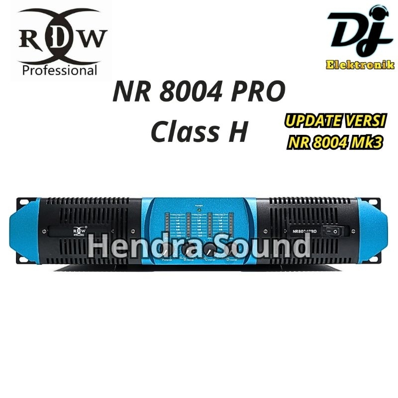 RDW ● NR 8004 PRO / NR8004 Mk3 - Power Amplifier (4 channel)
