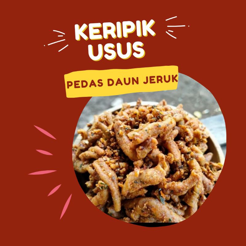 

keripik usus pedas