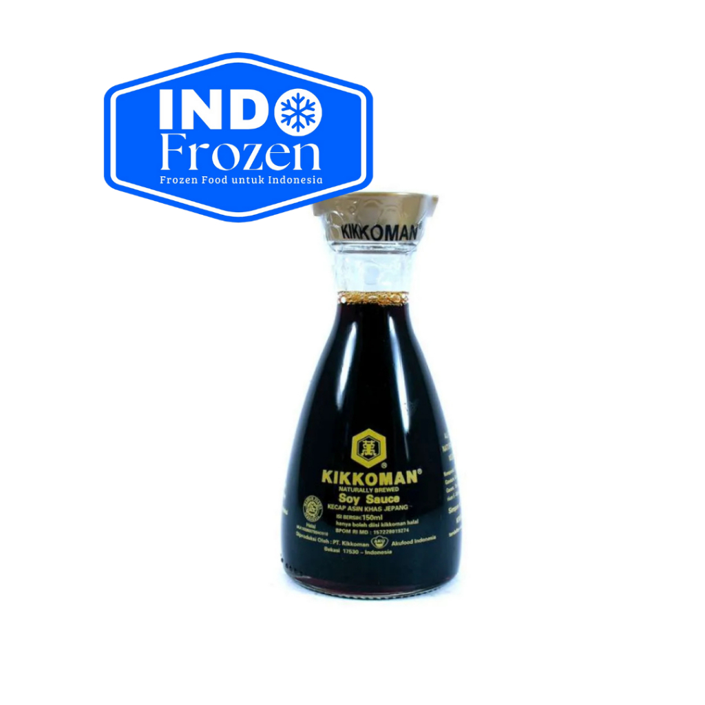 

KIKKOMAN KECAP ASIN 150ML NATURALLY BREWED DIPENSER/KECAP ASIN KHAS JEPANG