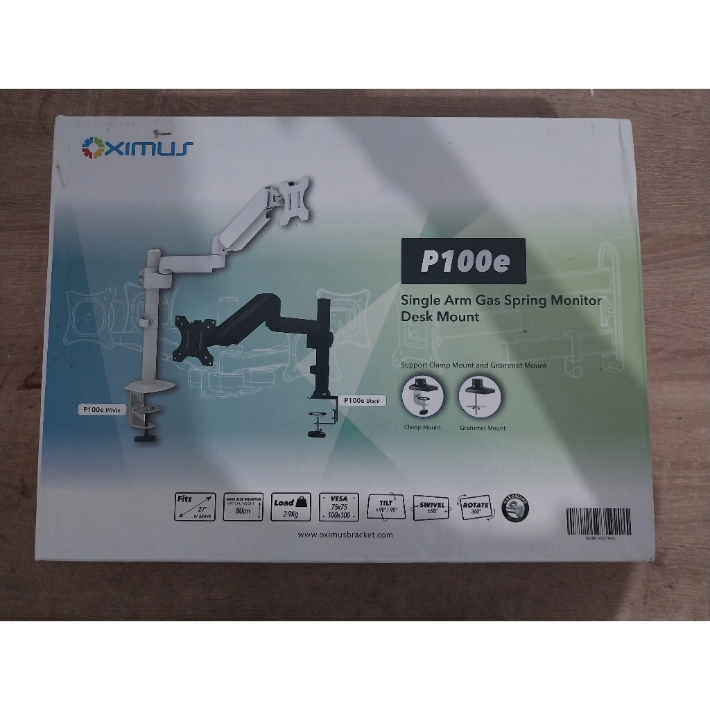 Bracket Oximus P100e White - Second