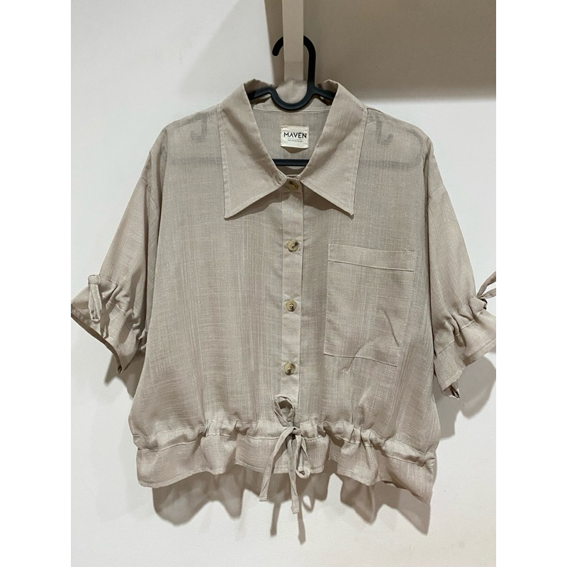 MAVEN Lana Top - Short Sleeve Shirt (Preloved)