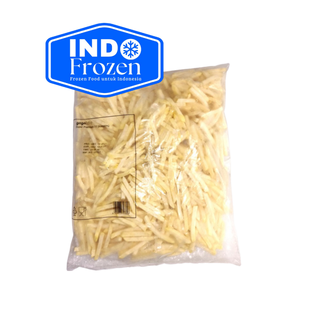 

GOGOKITA SUPER PREMIUM 7/7 SHOESTRING 2KG / KENTANG GORENG PREMIUM