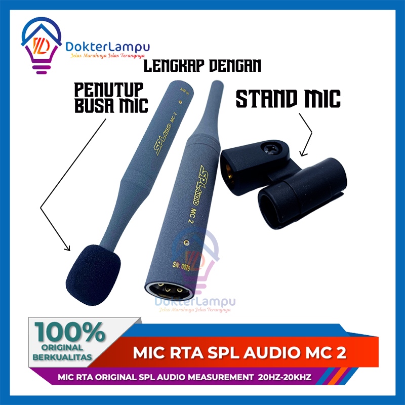 Mic RTA SPL Audio Microphone SPL RTA MEASUREMENT MC-2 20HZ-20KHZ