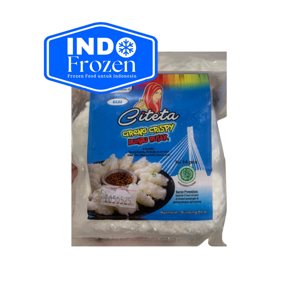 

CITETA CIRENG CRISPY BUMBU RUJAK ISI 14 RASA KEJU / CIRENG FROZEN