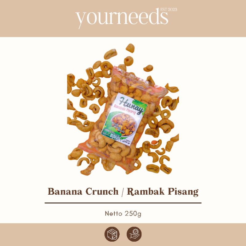 

Banana Crunch / Rambak Pisang 250g | HUNAY