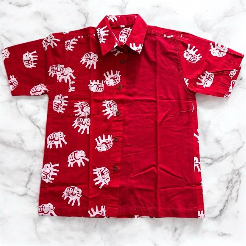 ✨PRELOVED KEMEJA BATIK GAJAH LAMPUNG ANAK LAKI-LAKI SIZE 10/KEMEJA ANAK LAKI-LAKI✨