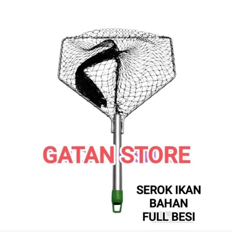 Serok Ikan Besar Bahan Besi