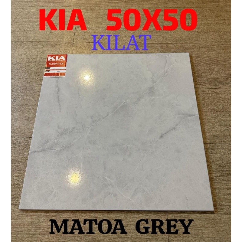 keramik kia 50x50 matoa grey grade A