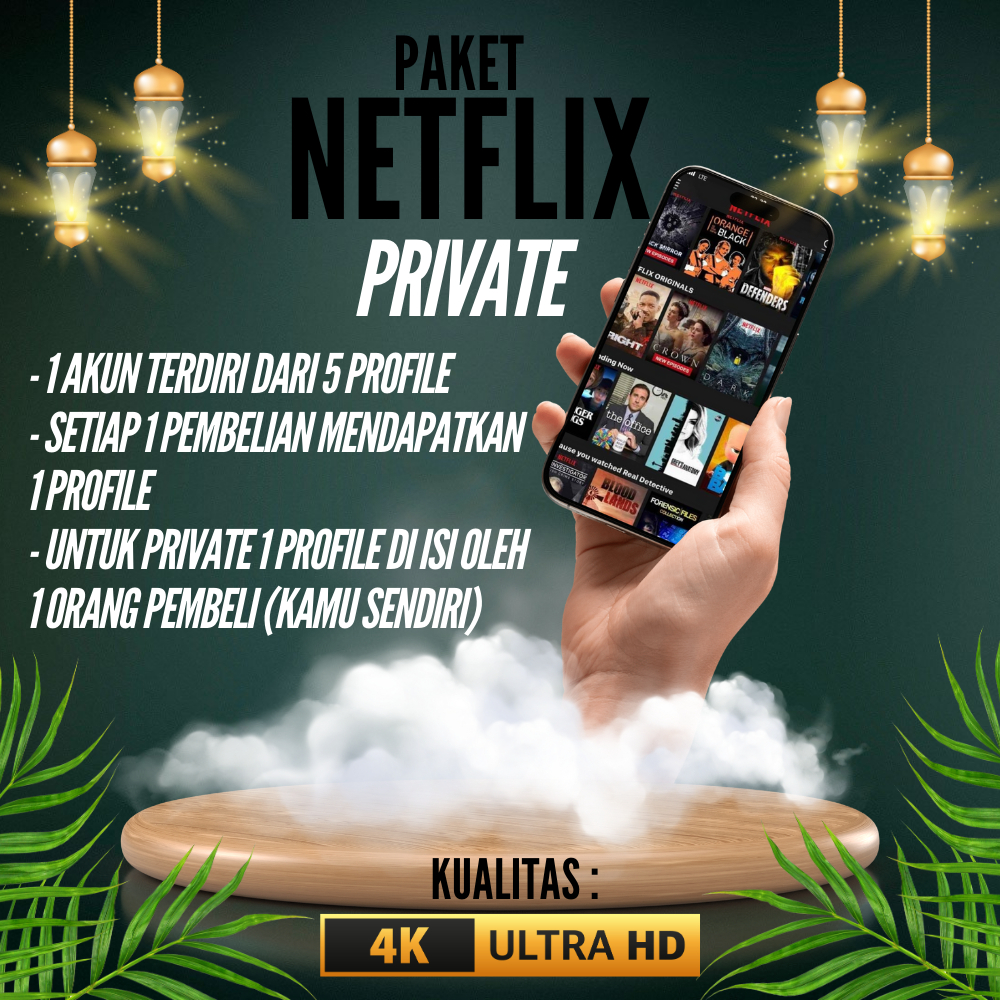 Paket Netflix Private 4K Ultra HD