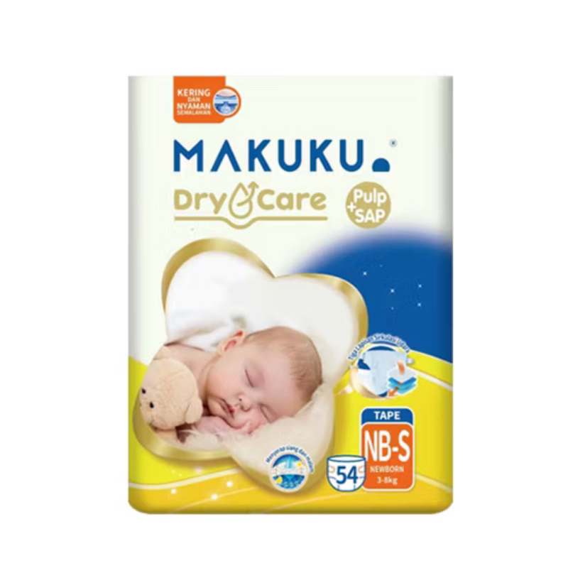 Diapers Dry Care Makuku New Born - S, Pempers 2 Bal