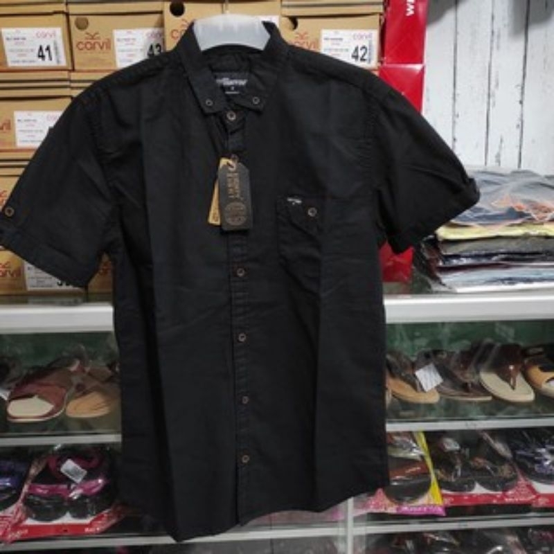 Brill Eighty Eight - Kemeja Polos Lengan Pendek Original Brill Eighty Eight