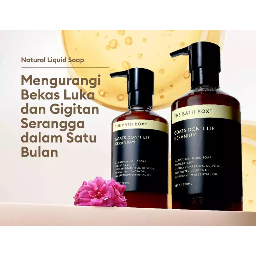 THE BATH BOX GOATS DON'T LIE GERANIUM 300ml