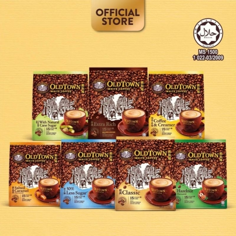 

OldTown White Coffee 3in1 Classic Hazelnut Flavoured Old Town Klasik