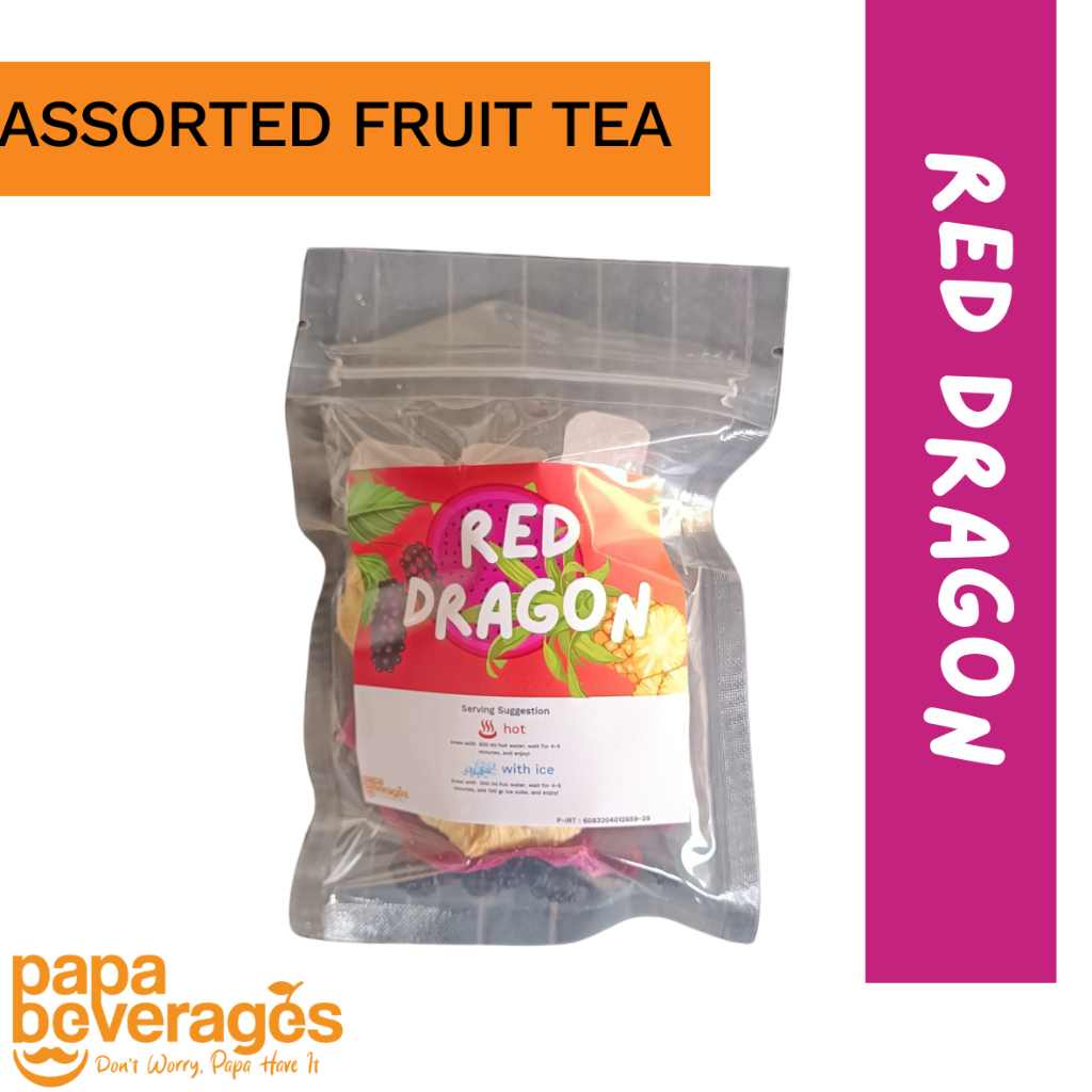 

RED DRAGON - TEH BUAH HERBAL - PURE ASSORTED FRUIT TEA (TEH KESEHATAN)