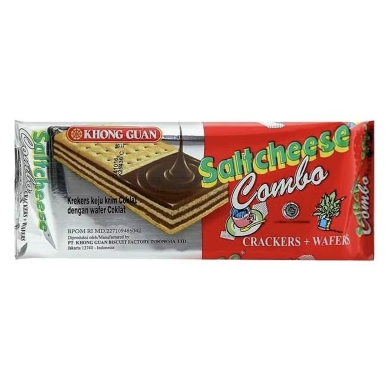 

Khong Guan Saltcheese Combo Crackers + Wafer 175 g