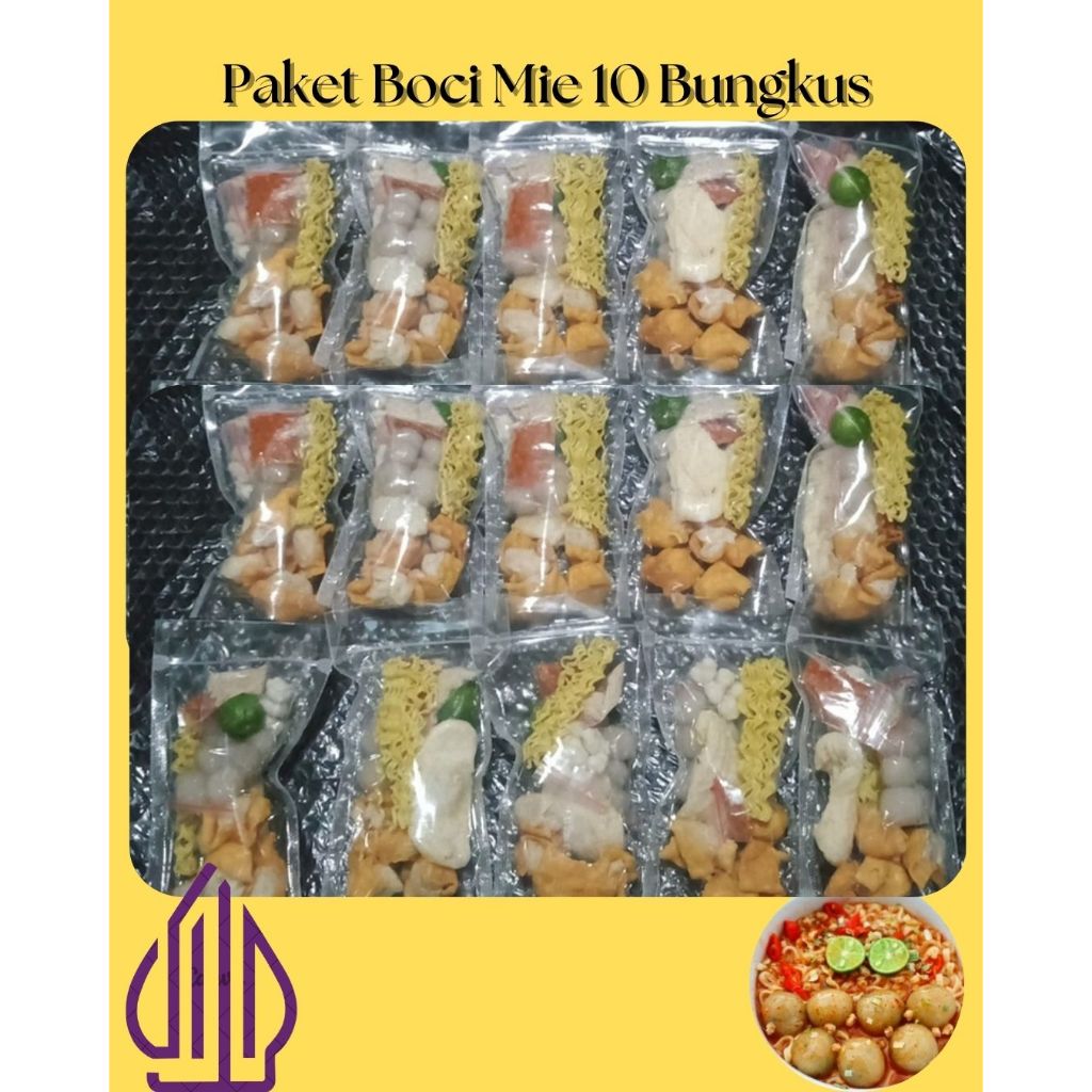 

Paket 10pc Mie Baso Aci / Paket Baso Aci Mie 10pc / Paket Mie Baso Aci 10pc / Mie Baso Aci Paket 10pc