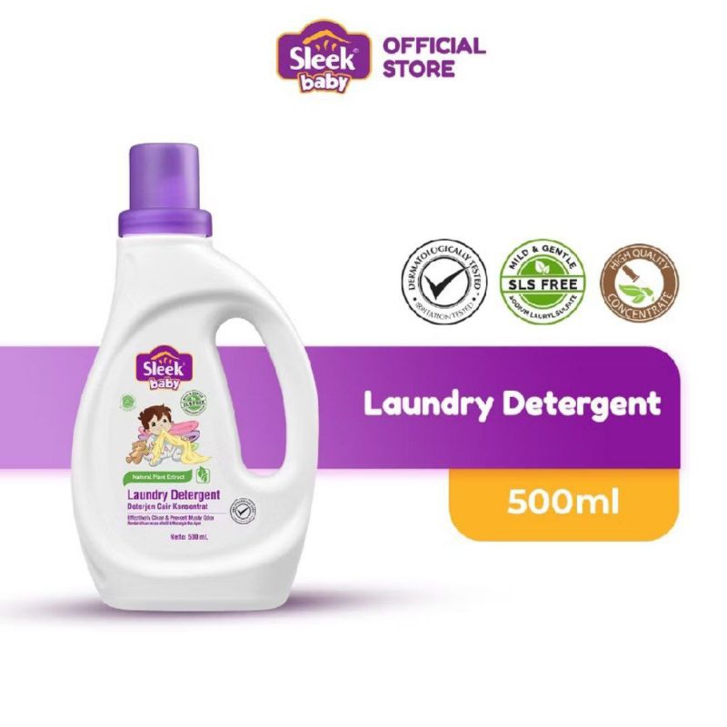 Vyeshopp | Sleek Baby Laundry Detergent Botol 500ml - Detergent Bayi