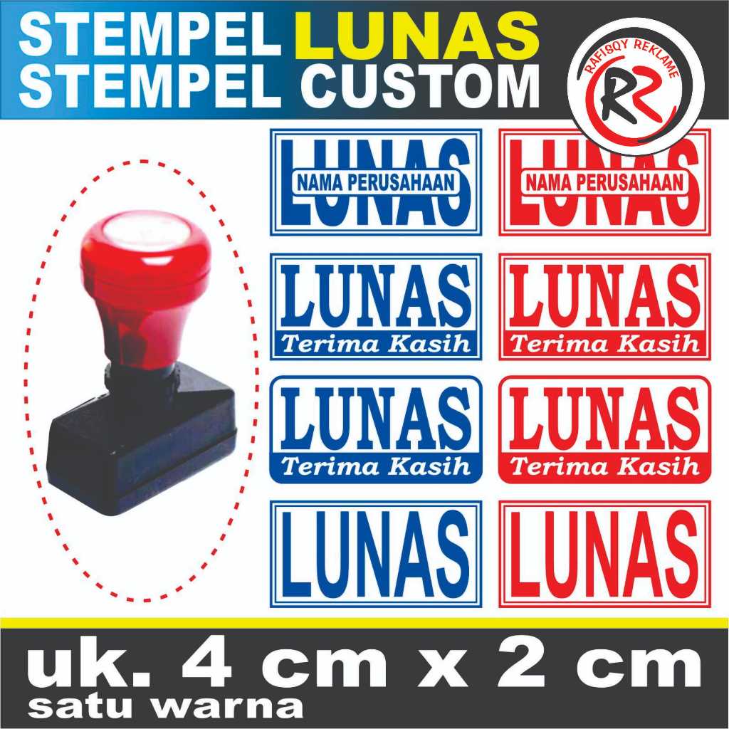 

Stempel Lunas Otomatis Tinggal Pakai