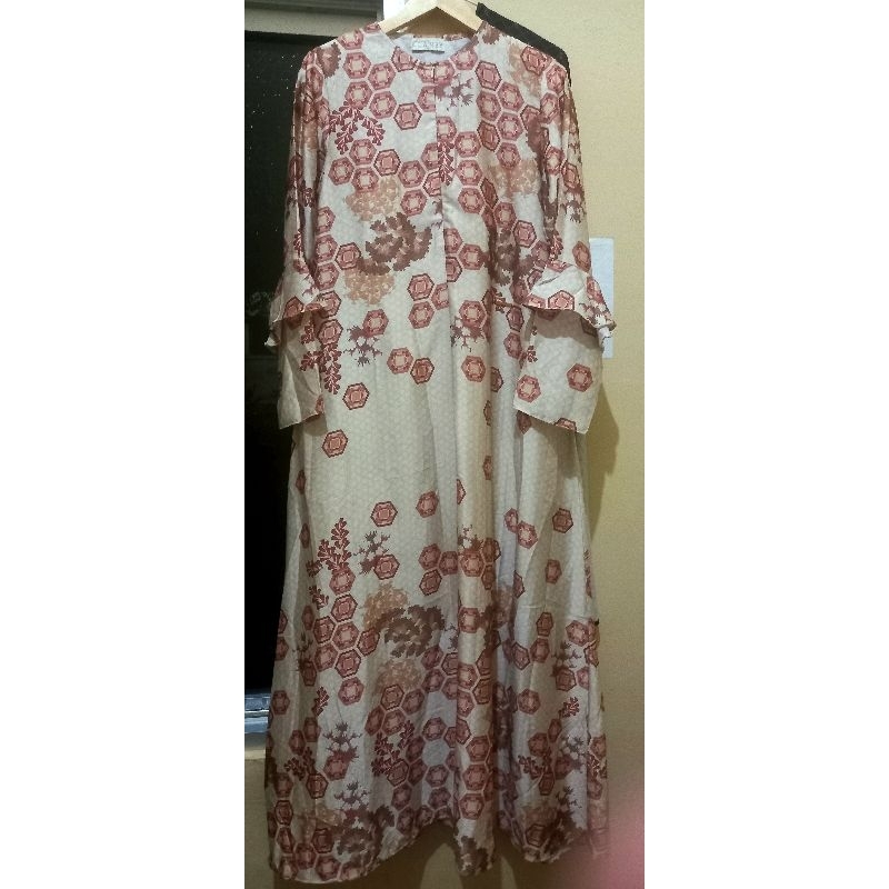 WEARING KLAMBY NIRMALA DRESS-ROSEMARY-SIZE M-BUSUI FRIENDLY