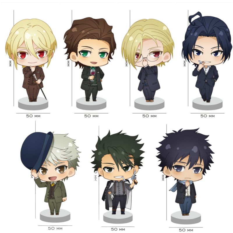 Moriarty The Patriot Acrylic Standee Chibi / Standee Figure Akrilik Anime Moriarty The Patriot