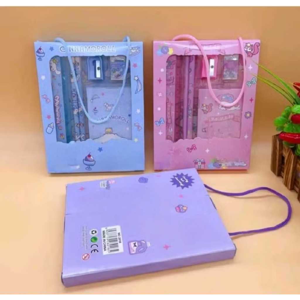 

ALAT TULIS ANAK SET 6 IN 1 PENSIL SET MOTIF KARAKTER LUCU / SET ALAT TULIS SEKOLAH