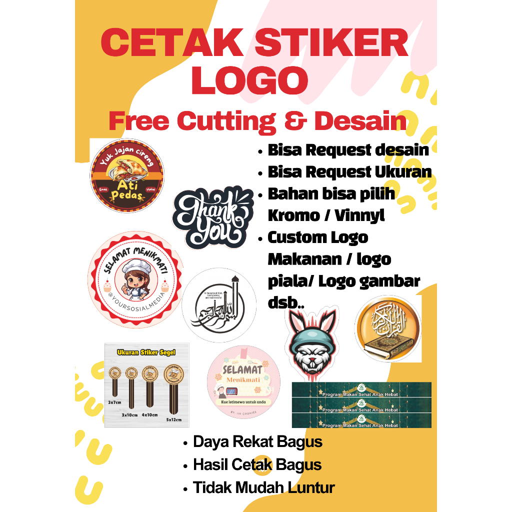 

Cetak Stiker Cutting A3+.FREE DESIGN / TEMPLATE Custom Desain.