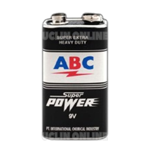 BATERAI ABC 9 VOLT Batu Baterai Batere Batre Battery ABC Kotak 9Volt 9V 9 Volt 9 V