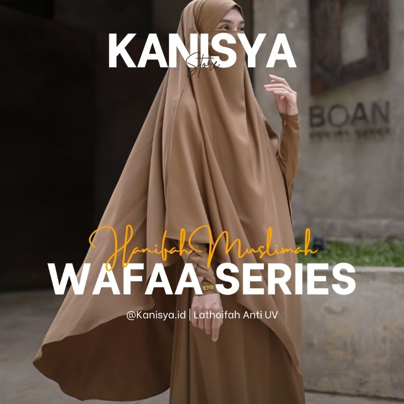 WAFAA SERIES GAMIS SET KHIMAR BY HANIFAH MUSLIMAH