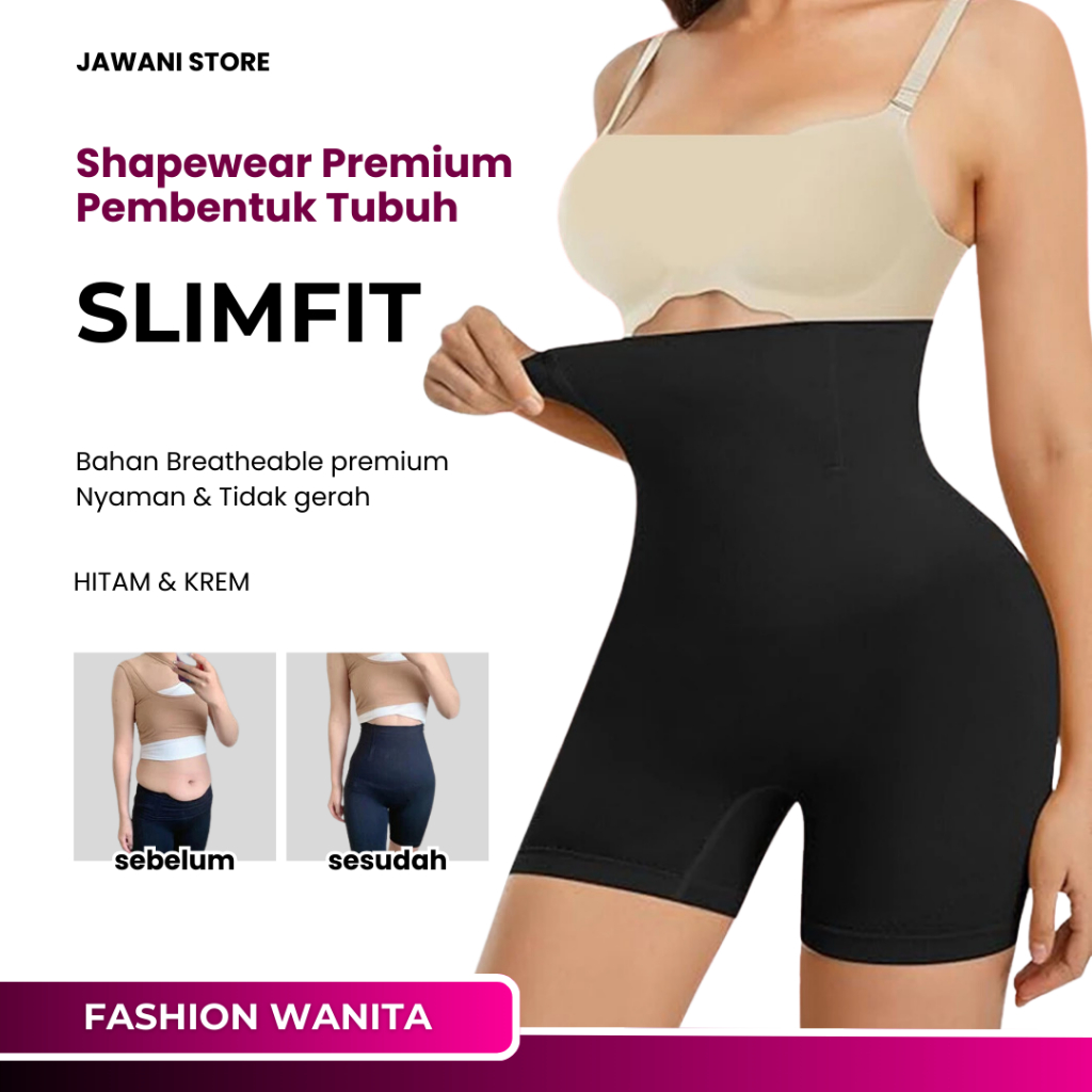 QH SLIMFIT Korset Pelangsing Perut Bagian Bawah Corset Wanita