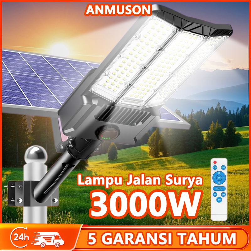 3000W lampu jalan tenaga matahari Lampu Solar LAMPU LED TENAGA MATAHARI