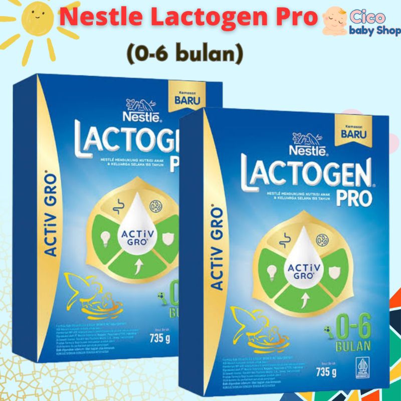 Nestle Lactogen dan Lactogen Activ Gro 0-6 Bulan
