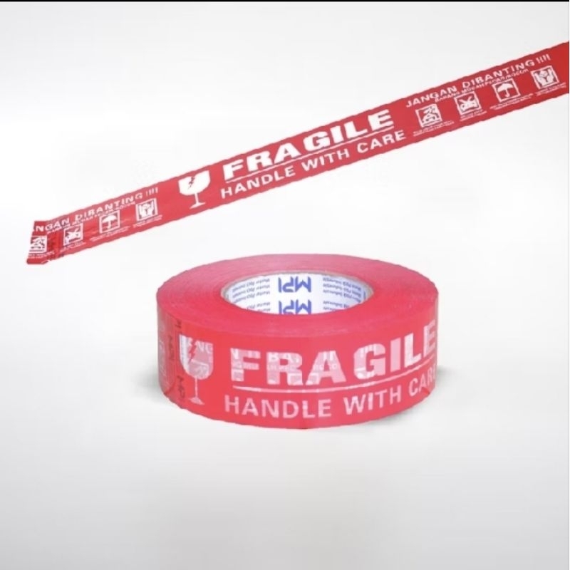 

SOLASI LAKBAN FRAGILLE 48 MM X 300 YARD PREMIUM