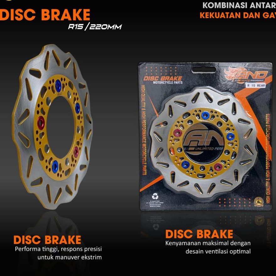 piringan BELAKANG R15 V2-XABRE UKURAN 220MM CAKRAM BELAKANG XABRE R15 OLD V2 V1 REAR CAKRAM YAMAHA R