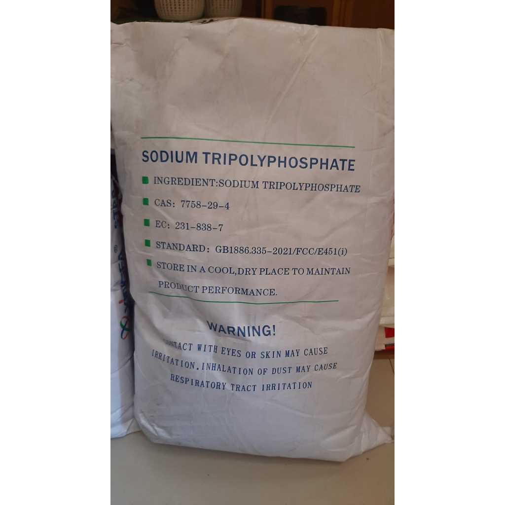 

Cahayadstore Stpp Sodium Tripolyphosphate Ex Xingfa - Food Grade 25 Kg Pengenyal Bakso, Sosis, Nuget