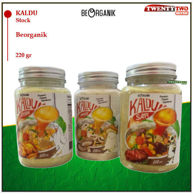 

BeOrganik Kaldu Ayam Jamur Sapi / Chicken Beef Mushroom Stock Powder Non MSG Big 220gr