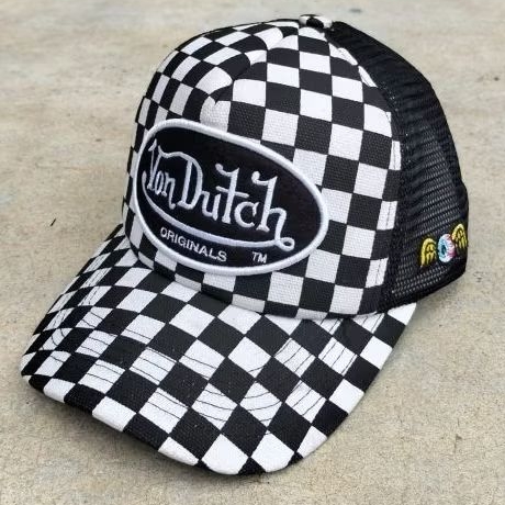 Topi Trucker Von Dutch Hitam Original