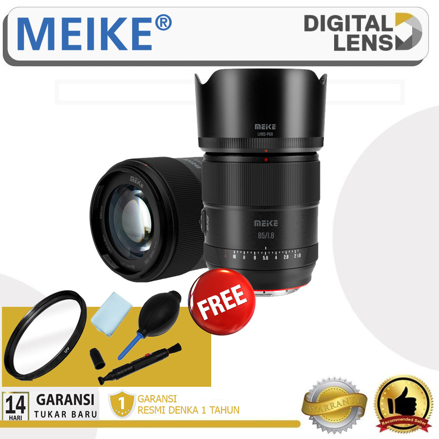 Lensa Meike AF 85mm f1.8 Pro for Nikon Z Mount / Meike 85mm f/1.8 Pro Fix Lens Garansi Resmi