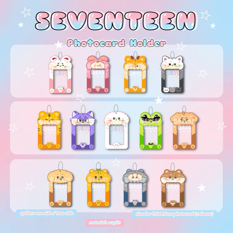[MALAYSIA & SINGAPORE ONLY] MINITEEN SEVENTEEN SVT CARD HOLDER CAHOL GRIPTOK POPSOCKET CARABINER Car