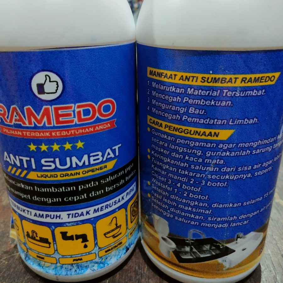 cairan anti sumbat melancarkan pipa mampet