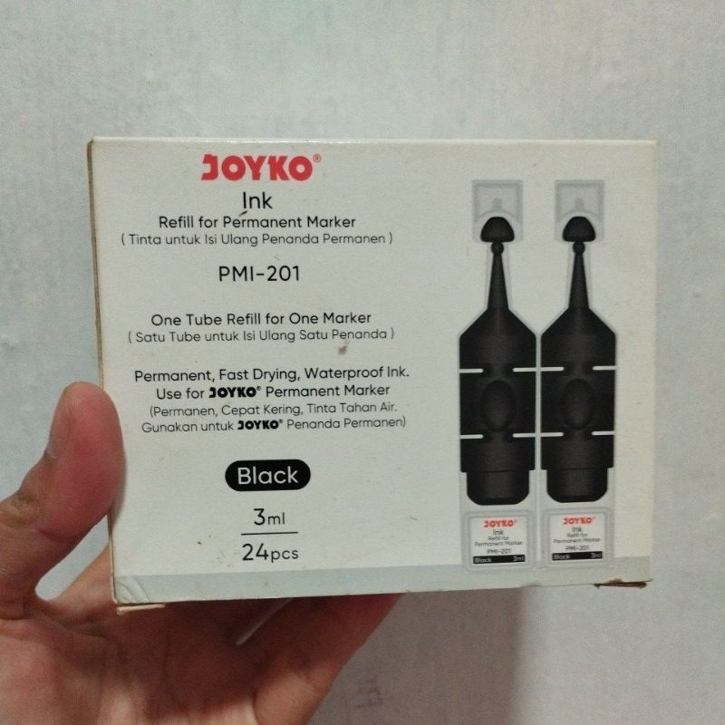 

Refill tinta joyko 3 ml isi 24 pcs (permanen)