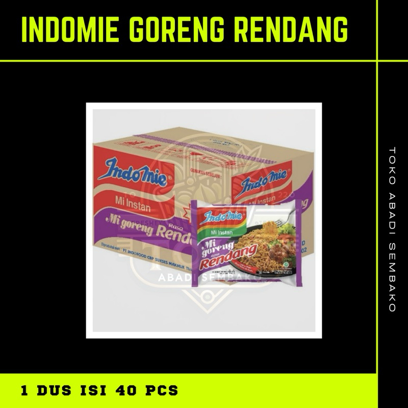 

Indomie goreng rasa rendang - 1 dus isi 40 pcs