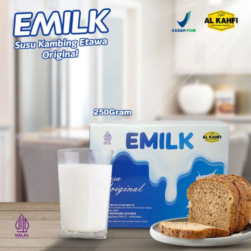 

Susu Kambing Etawa Bubuk Emilk Isi 10 Sachet Mengatasi Asma Gangguan Pernapasan