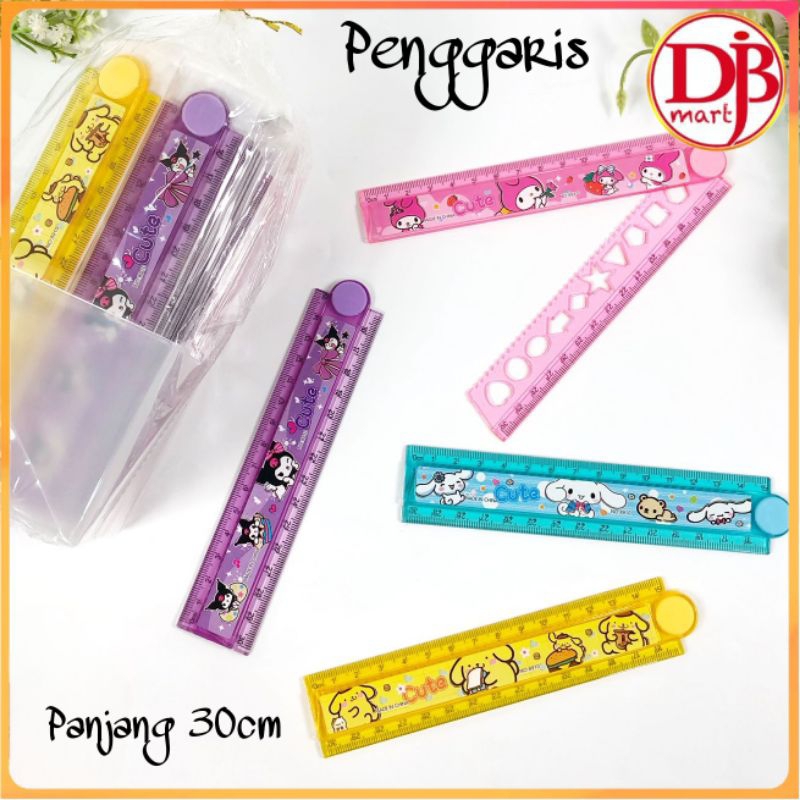 

DJB - Penggaris Lipat 30cm Motif Sanrio / Ruler