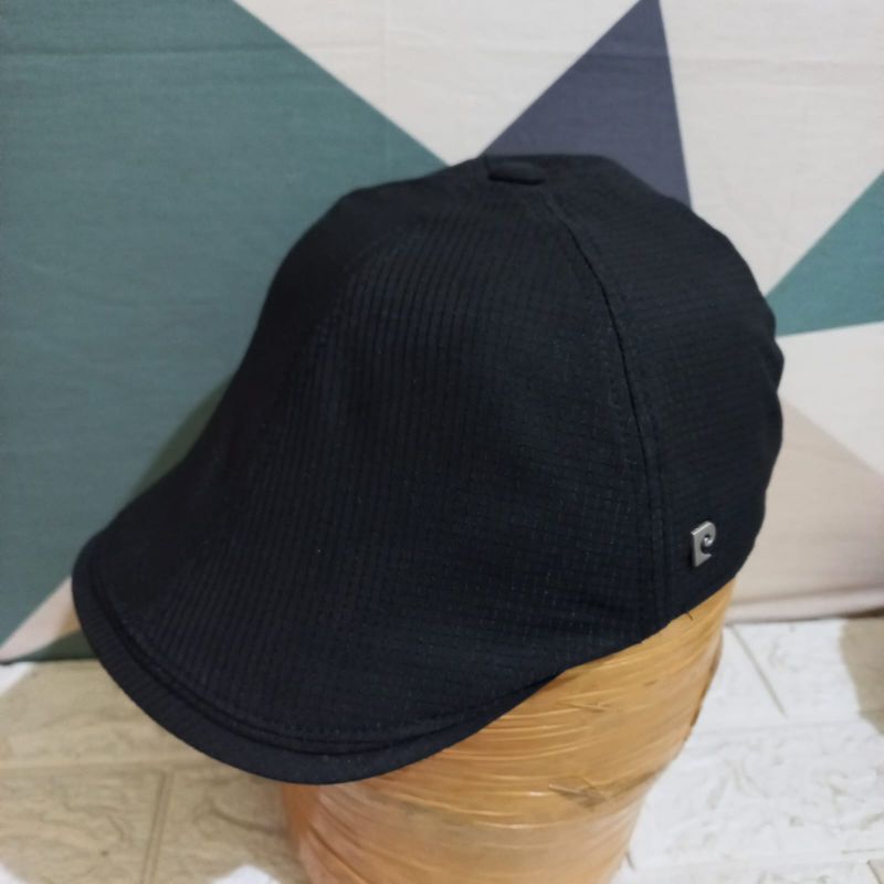 Topi Copet Original Topi Pelukis PC Hitam Logo Besi