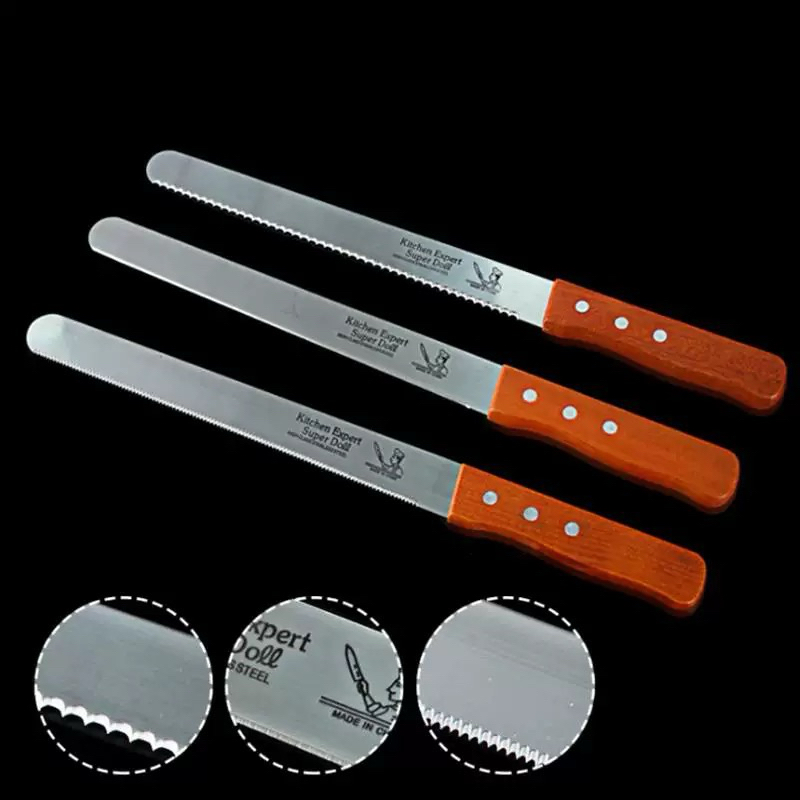 pisau kue / pemotong kue / pemotong roti panjang / pisau roti panjang