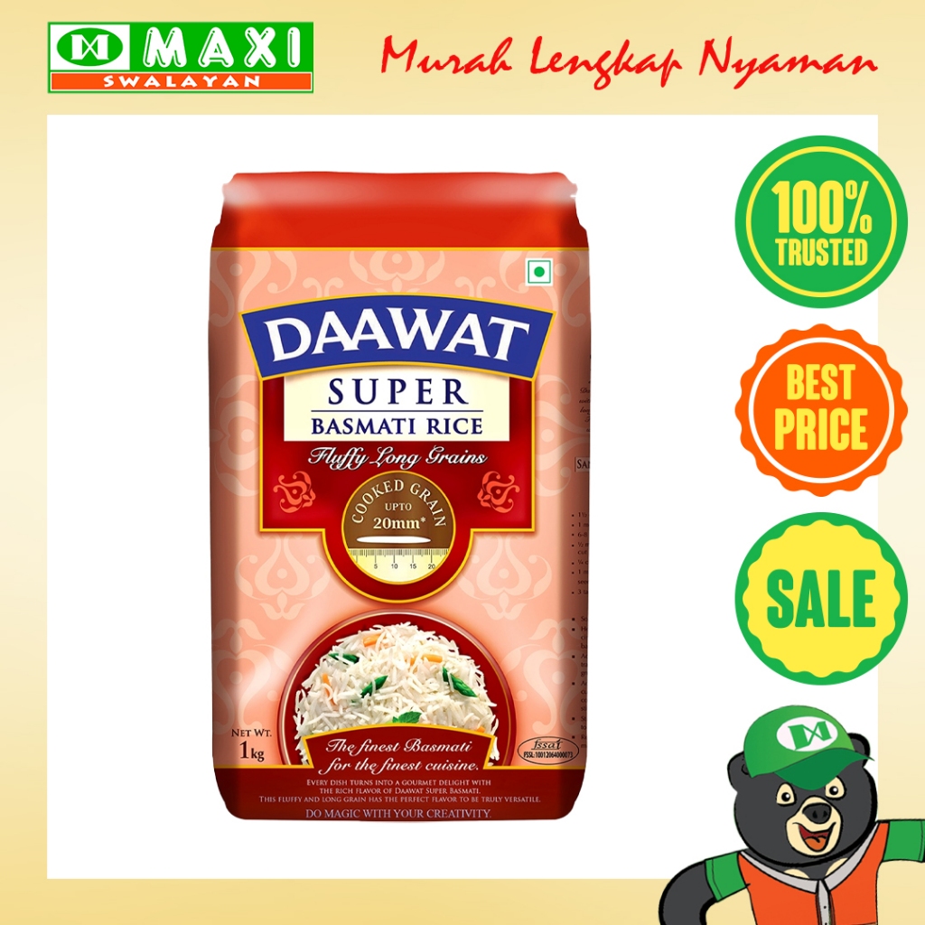 

Beras Daawat Super Basmati 1kg