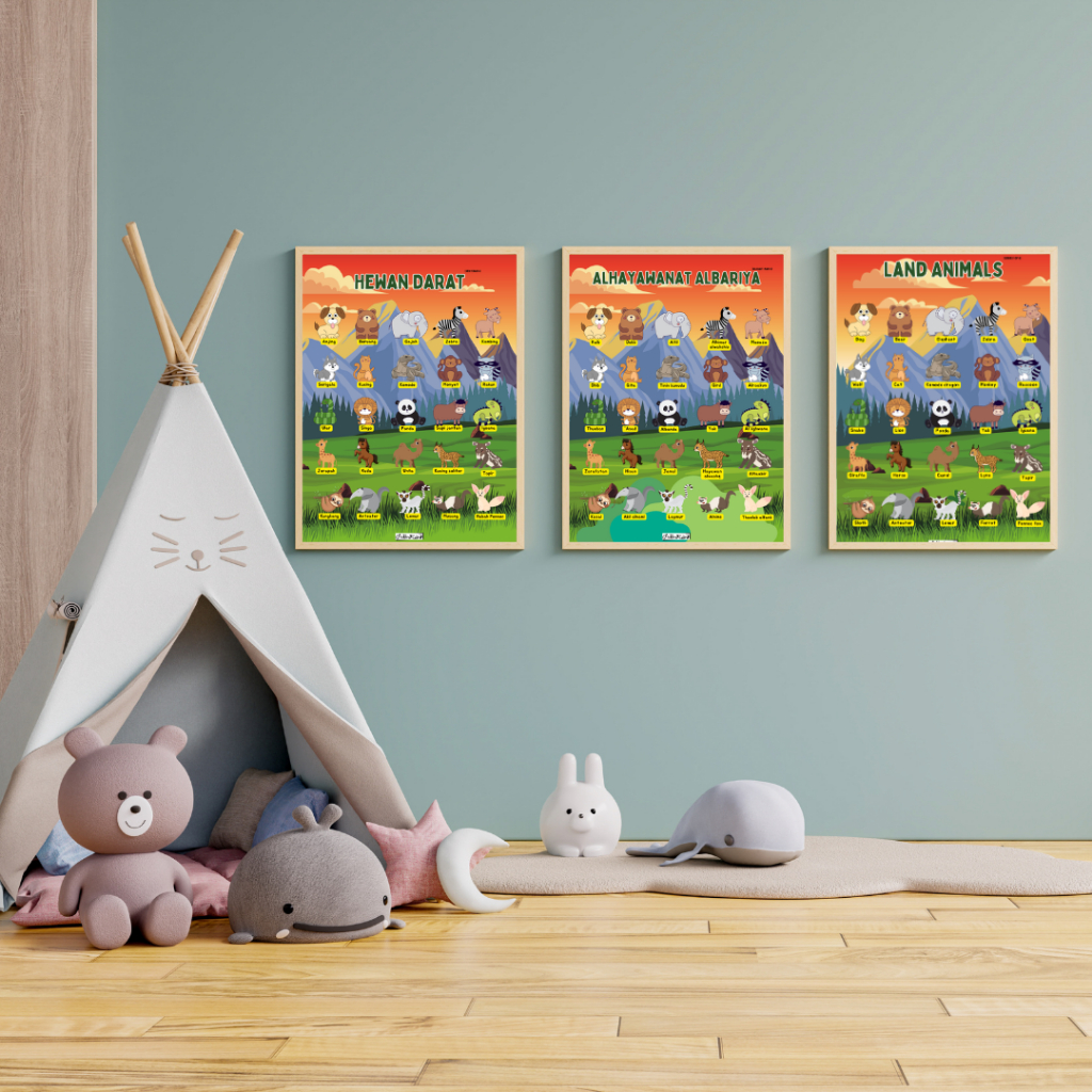 AdelineCeline_Poster Edukasi Macam-Macam Hewan Darat