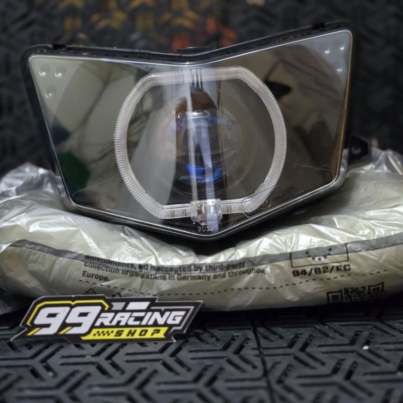 Reflektor Ninja RR New 150 Custom Biled Original Baru