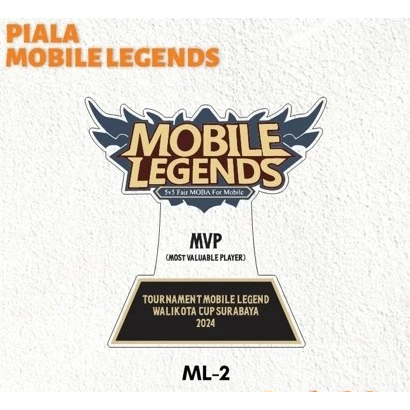 Piala Mobile Legend Plakat Mobile Legend Akrilik Custom Plakat E sport