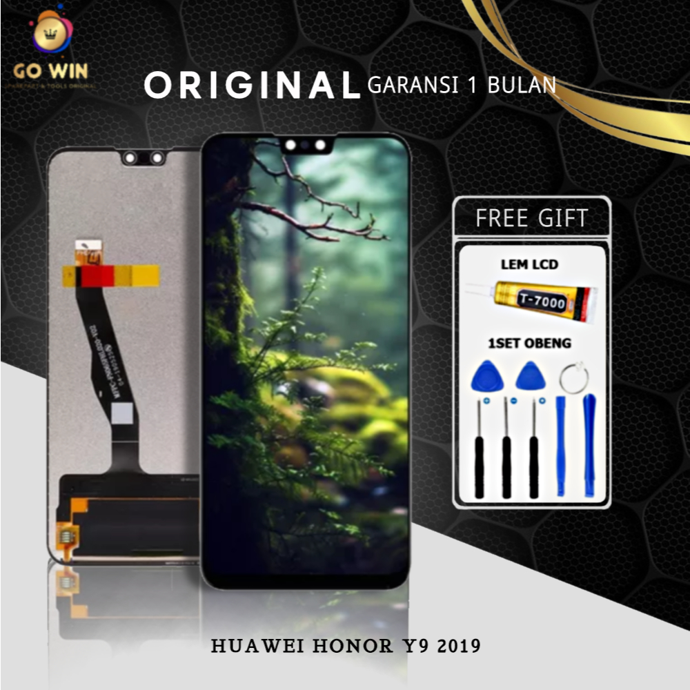 ORIGINAL LCD HUAWE1 HONOR Y9 2019 FULLSET TOUCHSCREEN